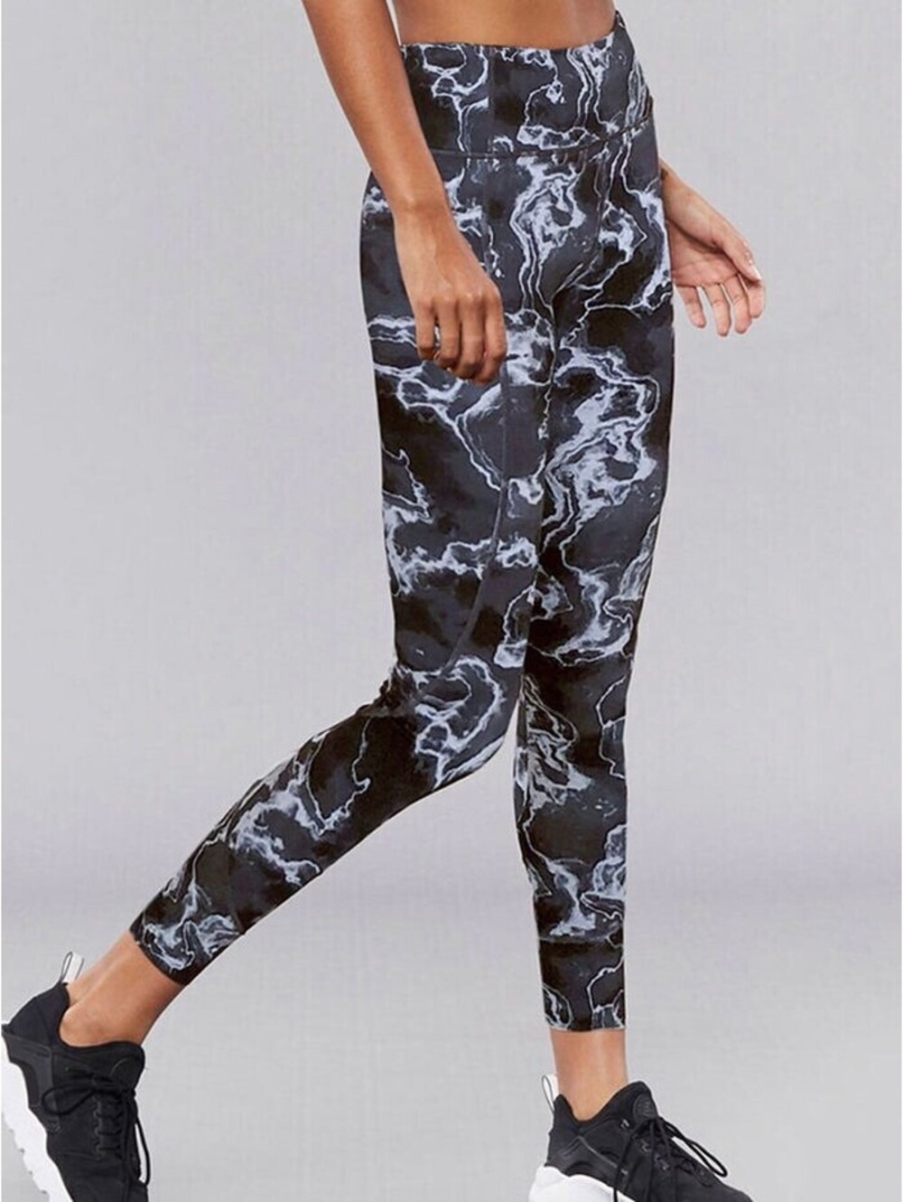 Varley Bedford Tight Granite Marble Print High Rise 7/8 Leggings Size Small